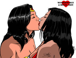 Wonderwoman and Donna Troy