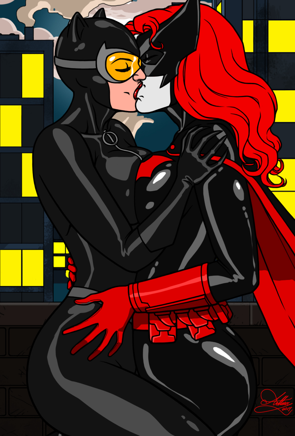 CATWOMAN x BATWOMAN [COMMISSION]