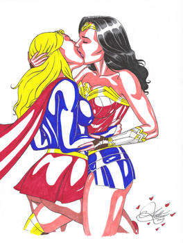 Supergirl x Wonder Woman (2)