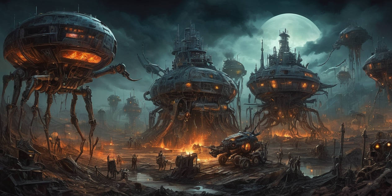 Alien Mining by ManikLapis on DeviantArt