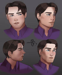 Michael Afton Face Studies