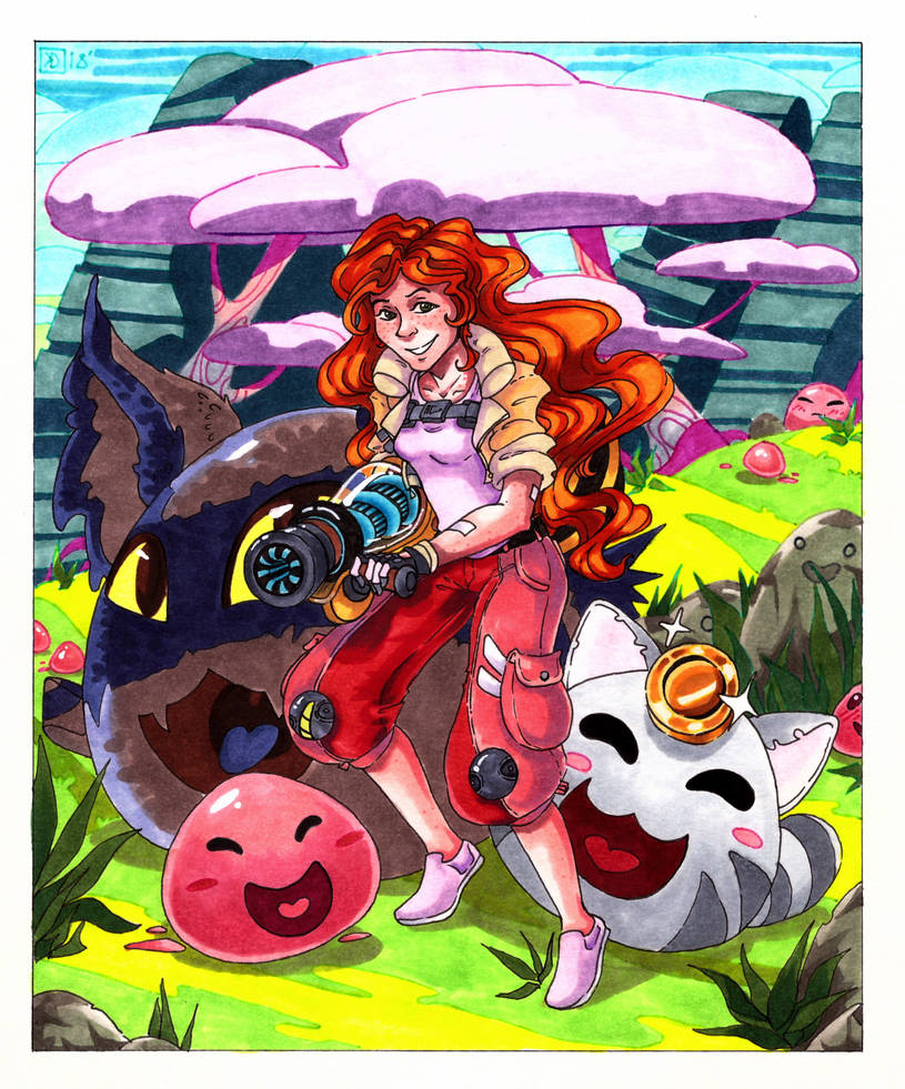Deviantart Slime Rancher Commission Slime Rancher by Hirma7 on DeviantArt