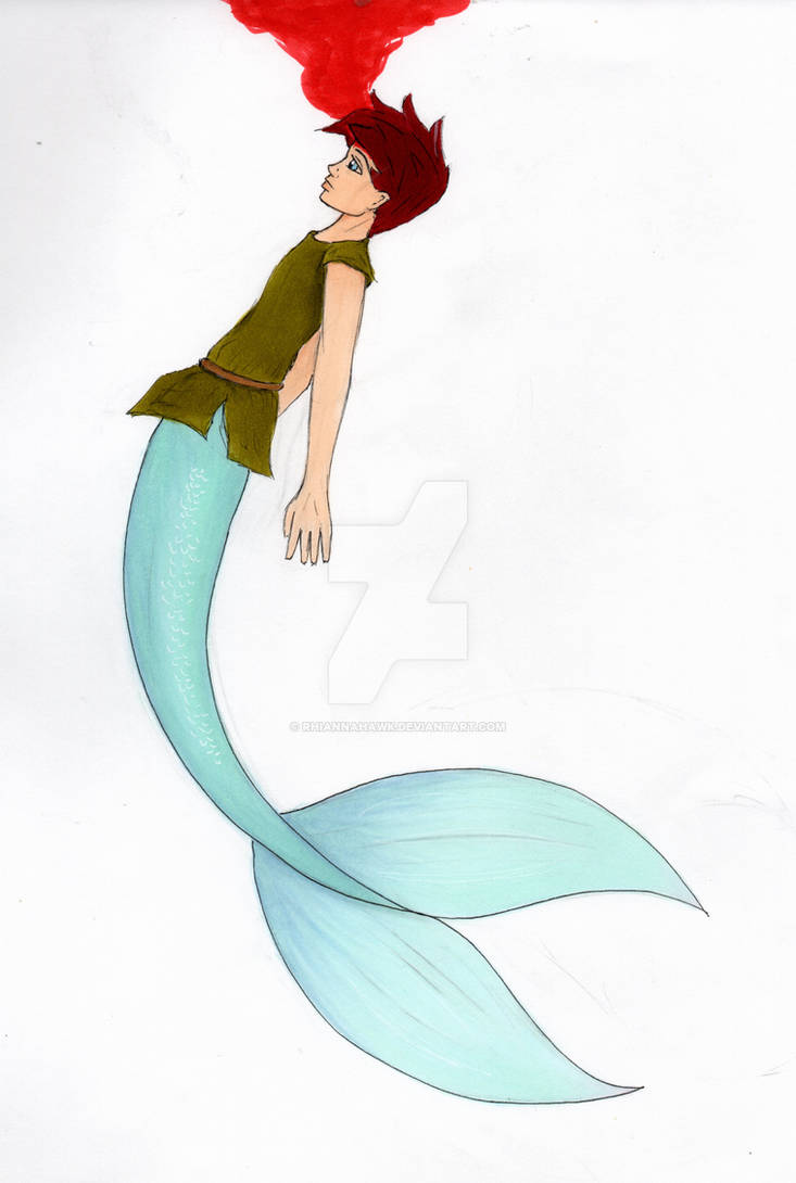 Merboy Wrapped Merboy Hit His Head by RhiannaHawk on DeviantArt