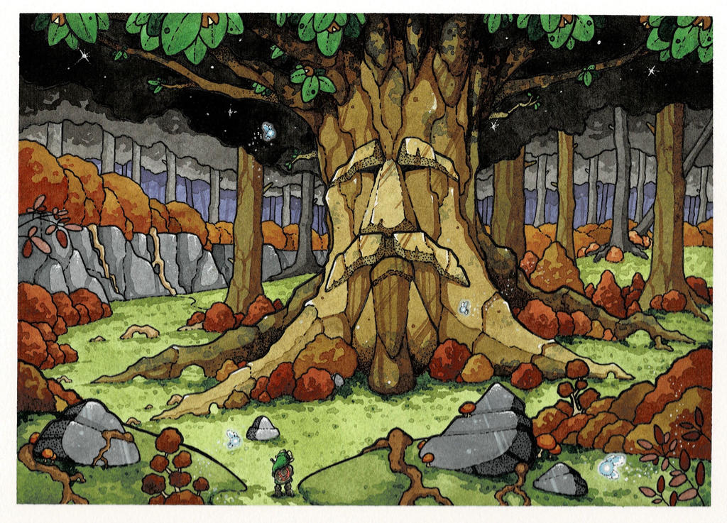 Great Deku Tree - Dungeon Map by KoshiSushi on DeviantArt