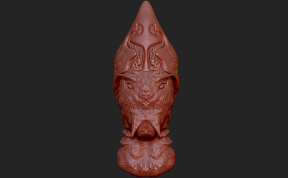 [ZBrush] DeepOne Bust: Front