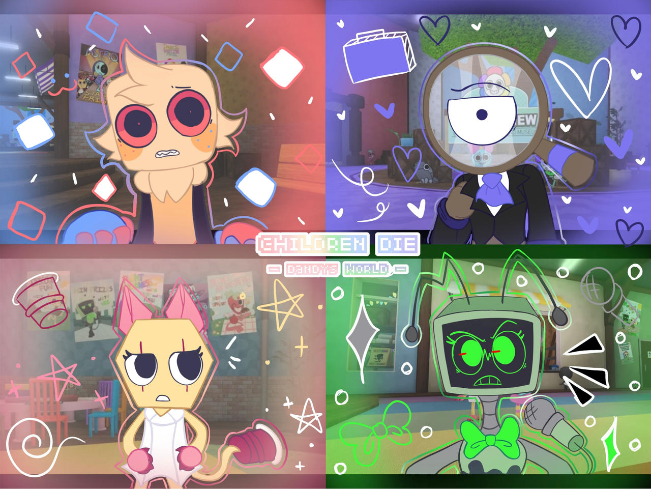 Children Die Animation Meme Dandys World By Thetophattoybonnie Children Die Animation Meme Dandys World By Thetophattoybonnie