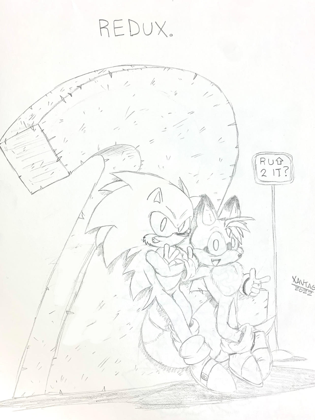 Run it back. Brothers forever. Sonic 2 Redux! by XavTag on DeviantArt