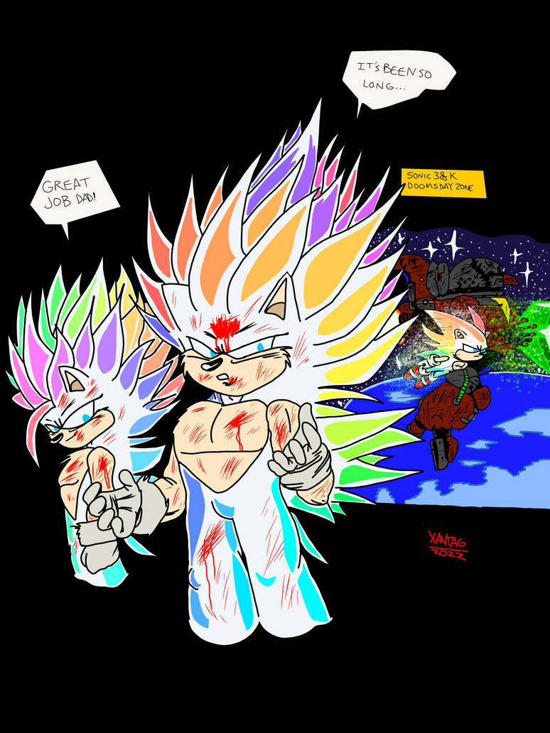 Sonic unlocks the Hyper form! Spike the teacher! by XavTag on DeviantArt