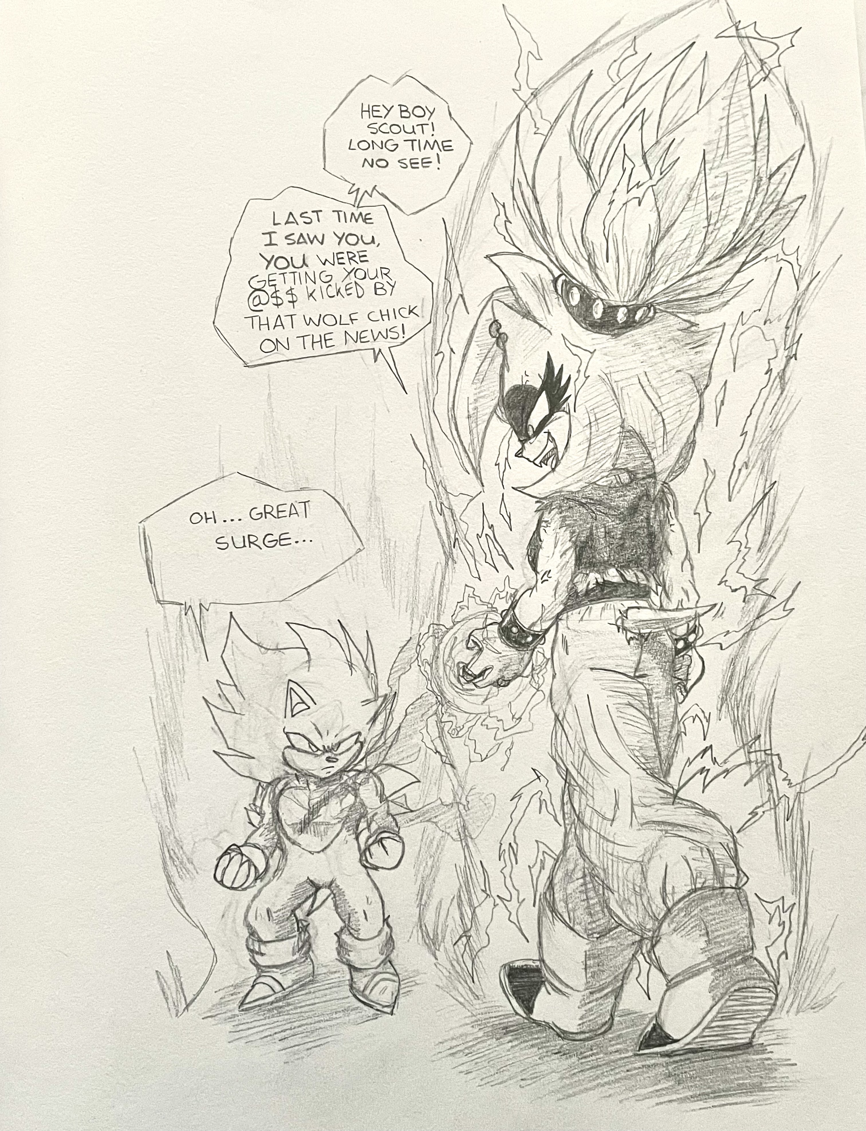 hyper sonic - Desenho de gohan_br221 - Gartic