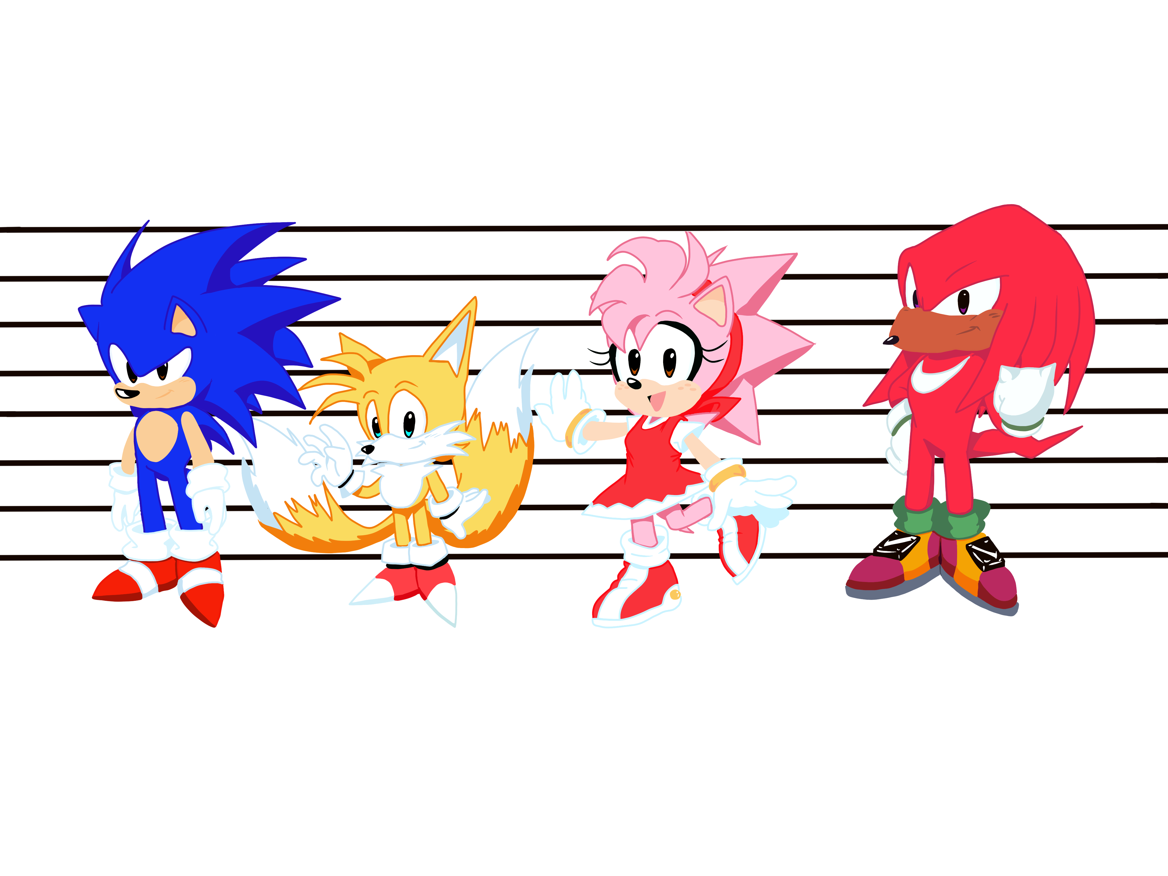 Classic Sonamy by Deaream on DeviantArt