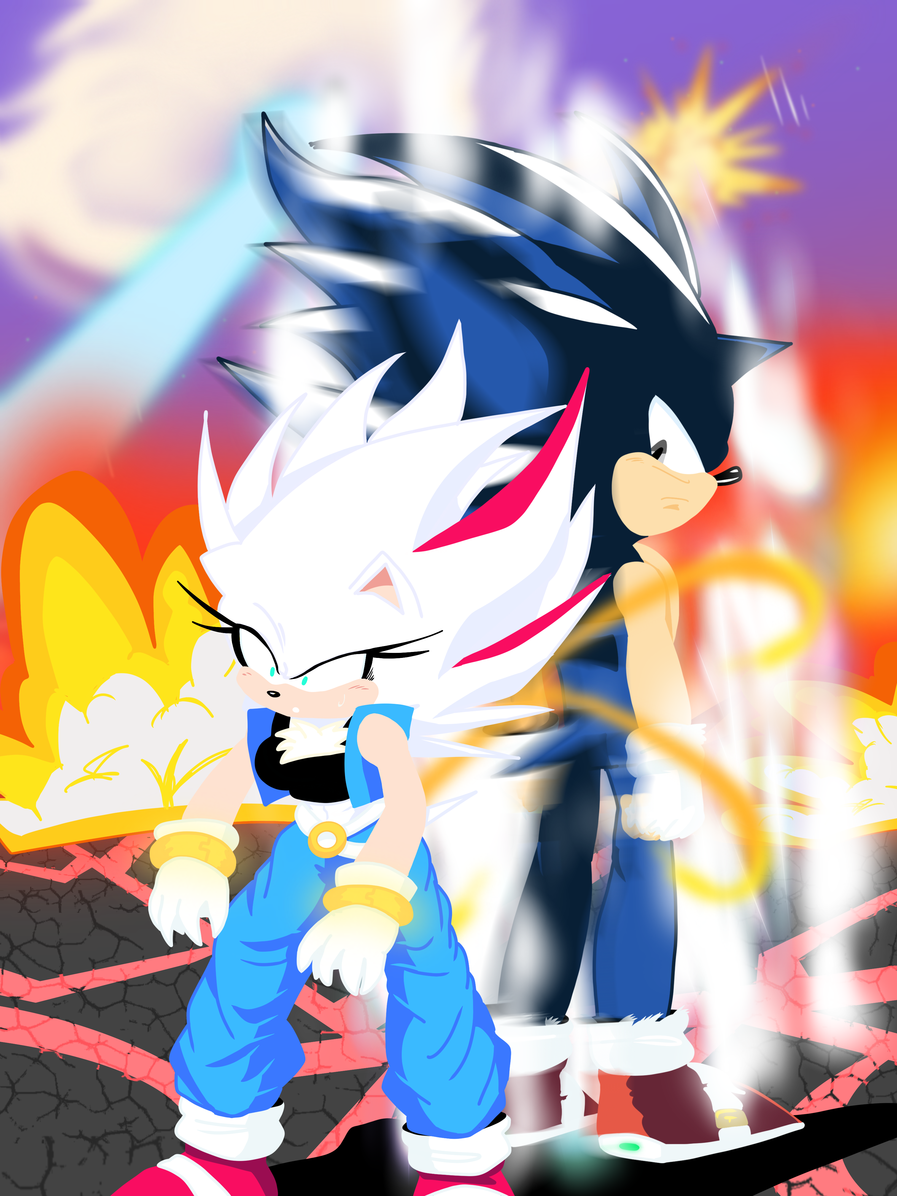The Rematch. Sonic vs Chaos. Pure chaos remake! by XavTag on