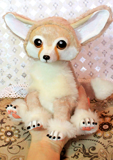 Art doll. Fennec fox. sold