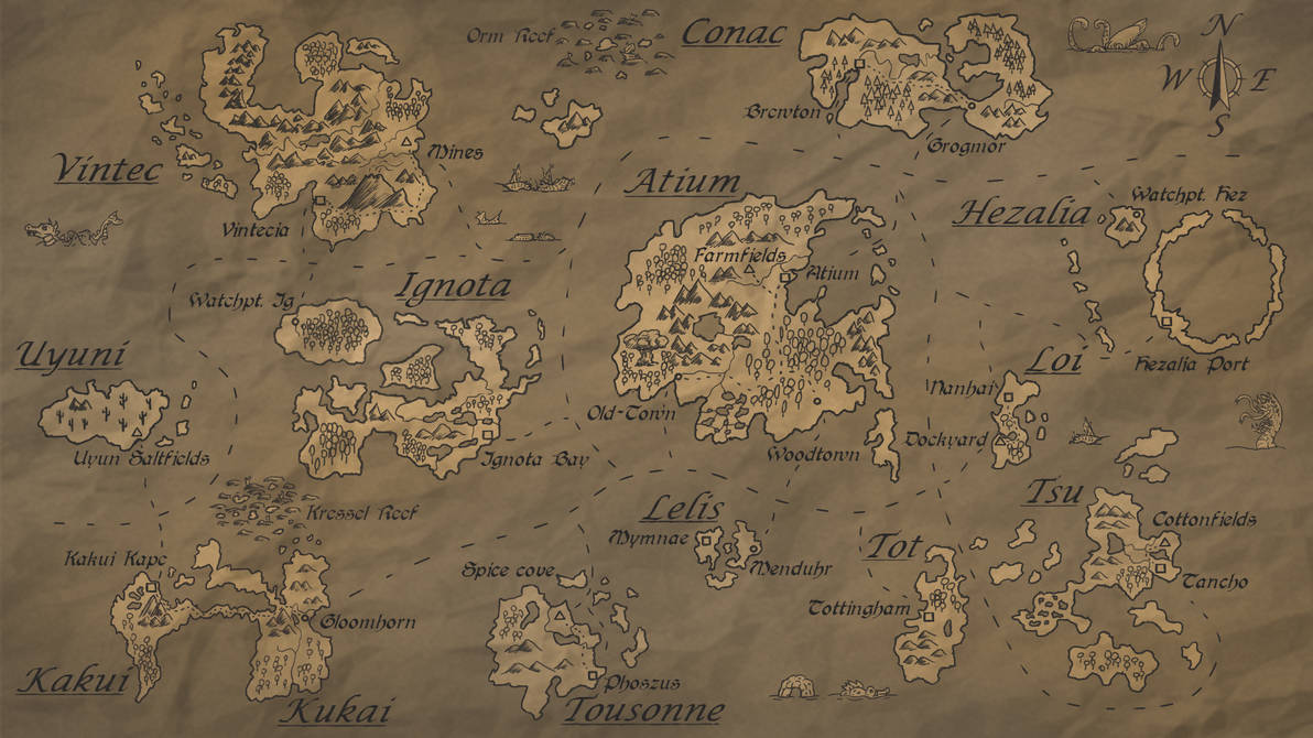 Pathfinder World Map By Postponator On DeviantArt