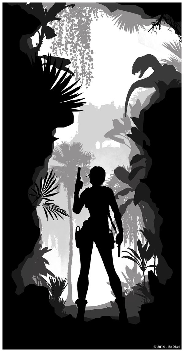 Tomb Raider Silhouette Art 01