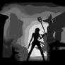 Tomb Raider IV - Silhouette Art