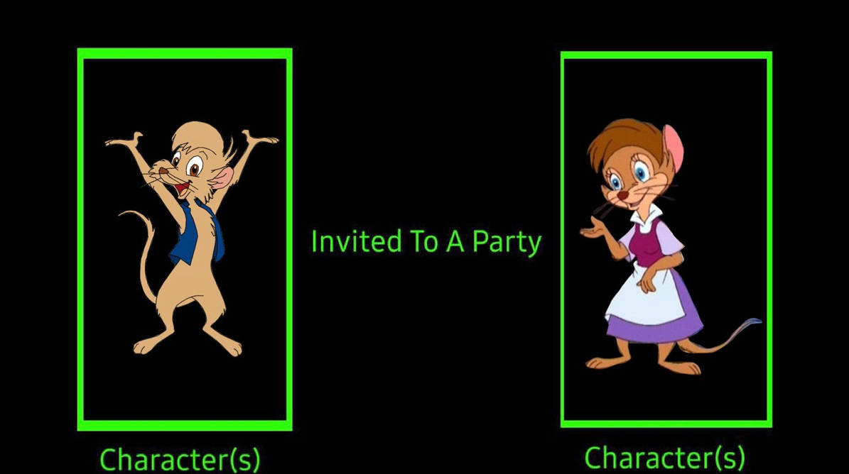 Timbit Characters Party Timmy Brisby Invited Jenny McBride to his Party by joseluislobatohumane ...