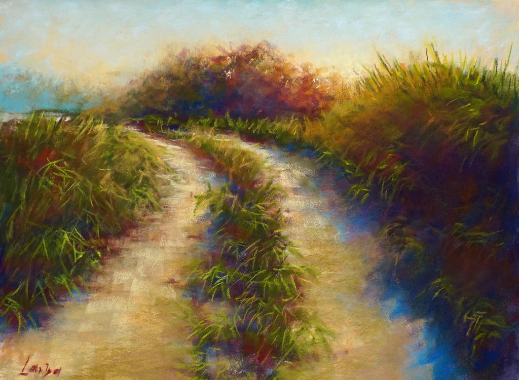 Autumn Walk Pastel Painting By Larisa12345 On Deviantart
