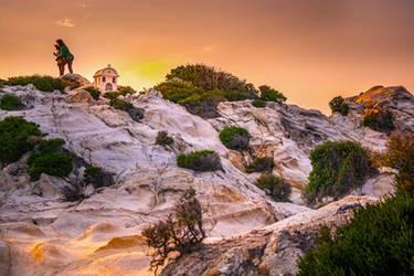 Sunset at Orange beach by marinbgd