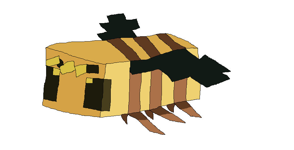 Minecraft Bee Deviantart Minecraft Bee by kevinlaboratory on DeviantArt