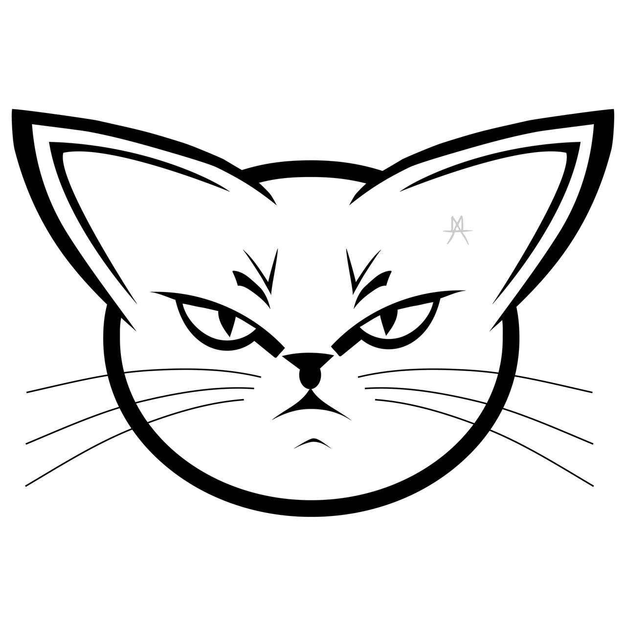 Angry Cat Vector Illustration by mooresartworks on DeviantArt