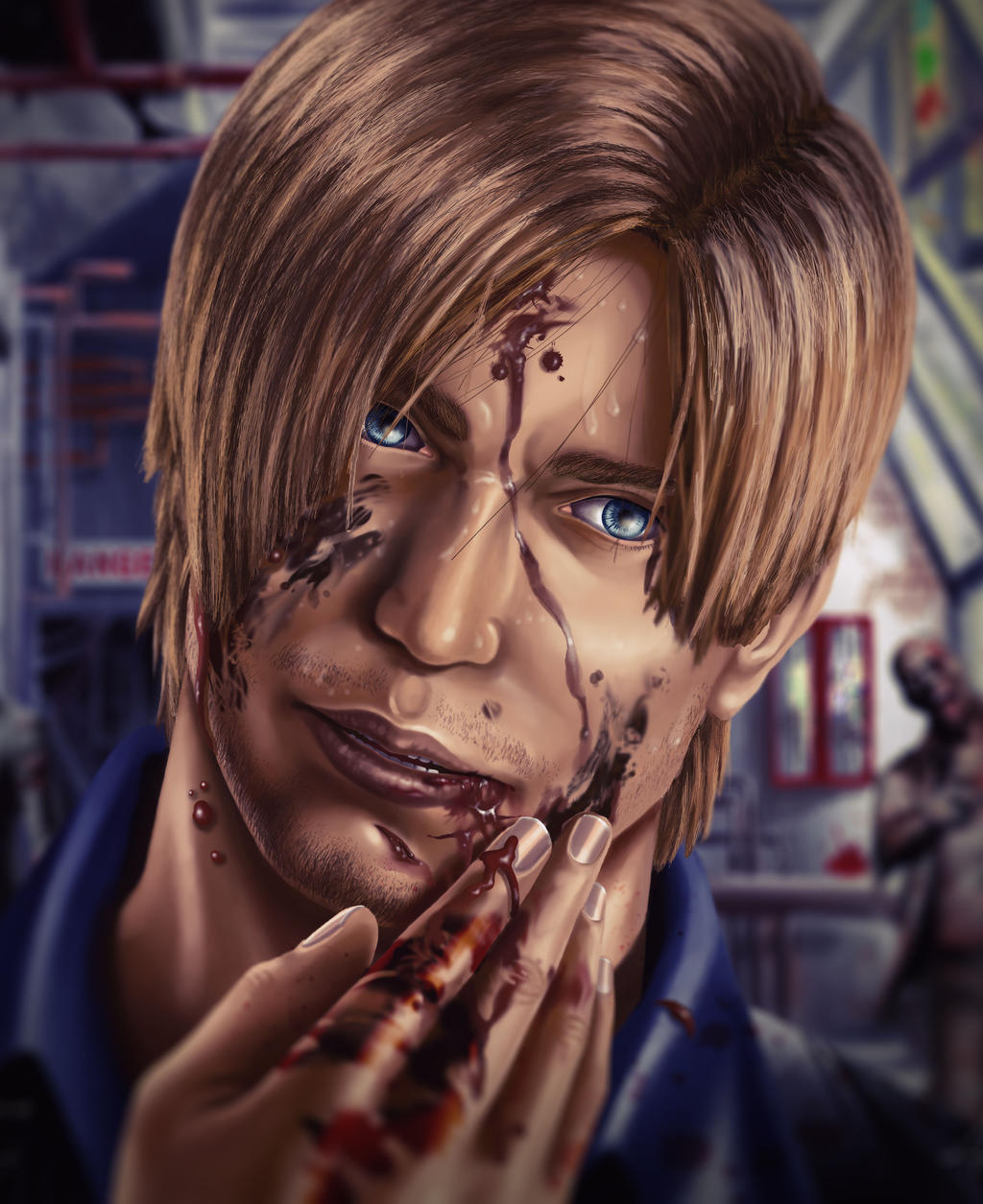 Resident Evil 6 Leon S Kennedy fan art