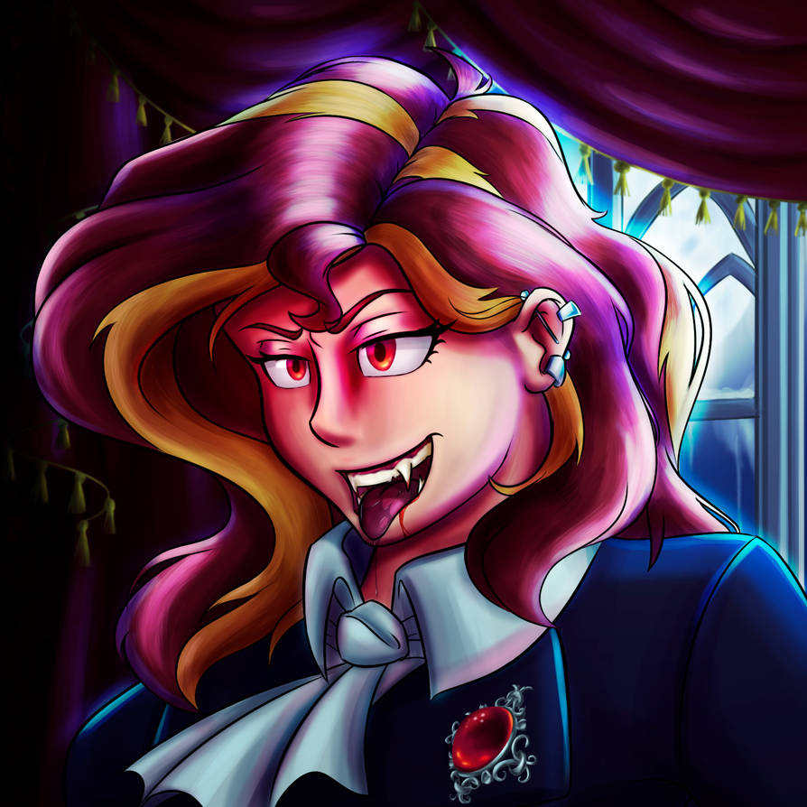 Sunset shimmer Vampire by mandy1412 on DeviantArt