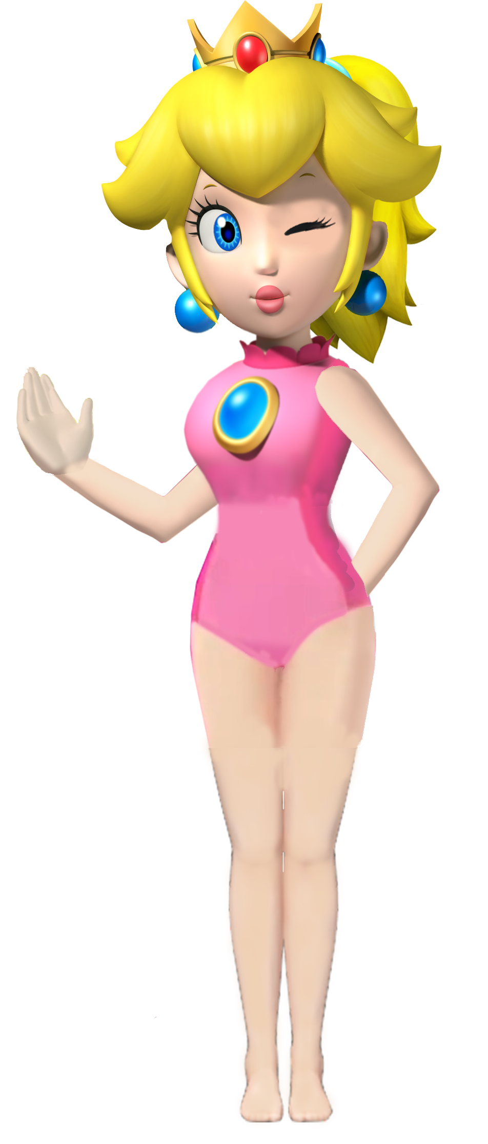 Princess Peach Swimsuit by PartyPeach on DeviantArt