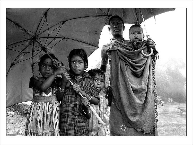 a close encounter in the rain