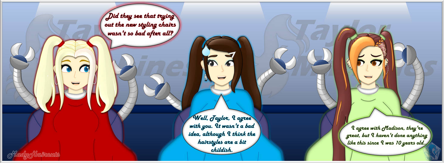 Commission-#2 Testing new machines by MadisonHaircuts on DeviantArt