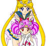 Moon Embracing Chibi Moon