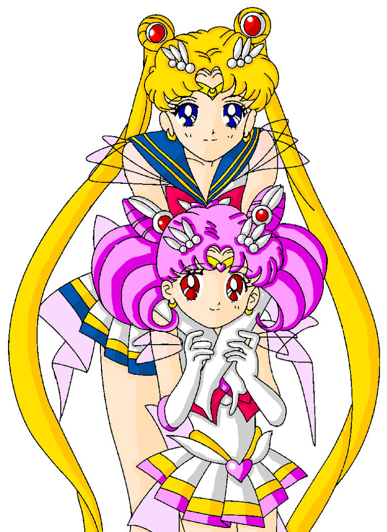 Moon Embracing Chibi Moon by ladytsuki on DeviantArt