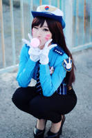 Officer D.Va from Overwatch Cosplay