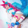 Spirit Blossom Ahri cosplay from League of Legends