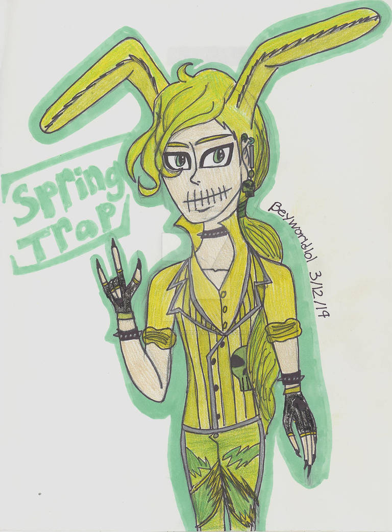 Springtrap Human Human Springtrap by Beyworld101 on DeviantArt
