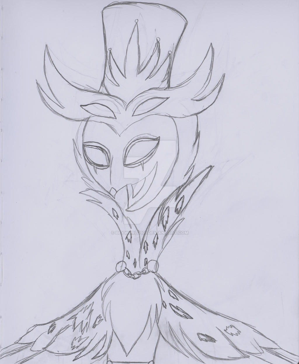 How To Draw Stolas Prince Stolas-Helluva Boss (Sketch) by Beyworld101 on DeviantArt