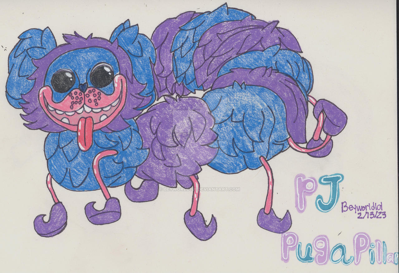 How to DRAW PJ PUG A PILLAR  Poppy Playtime Chapter 2 