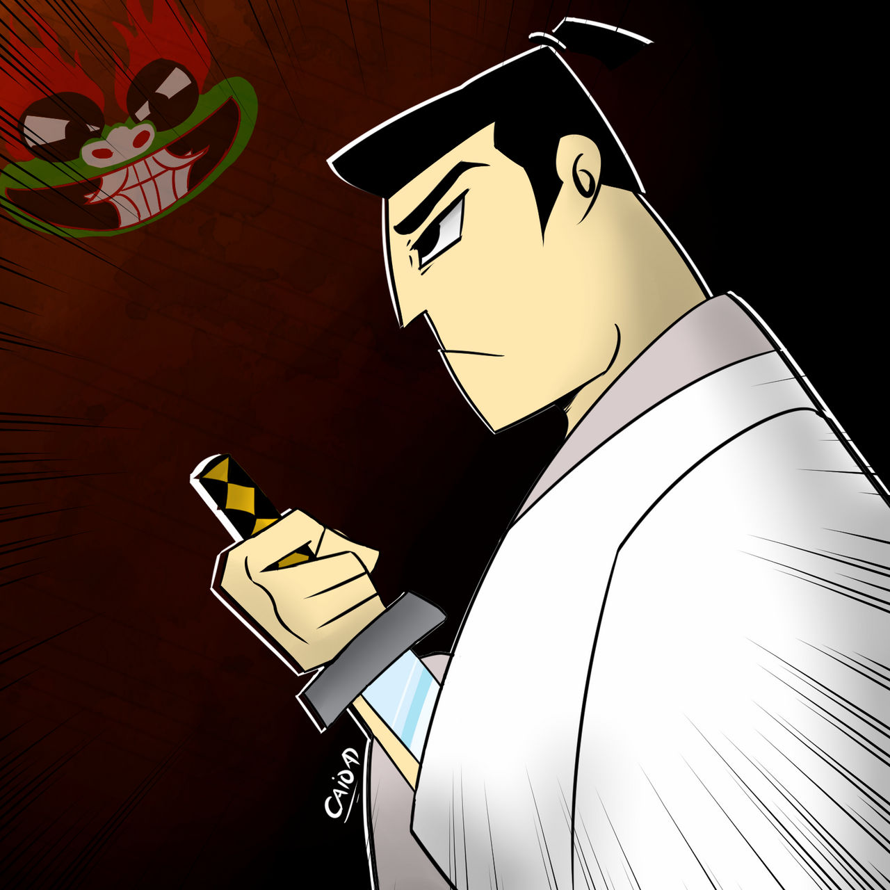 Samurai Jack Rave Deviantart Samurai Jack Fanart by CaioAD on DeviantArt