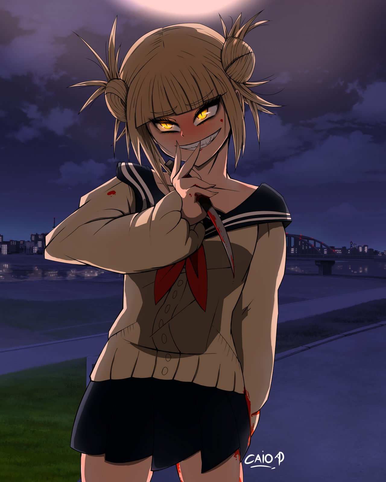 Himiko Toga Fanart By CaioAD On DeviantArt himiko-toga-fanart-by-caioad-on-deviantart