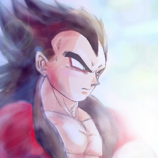 ss4j vegeta water color