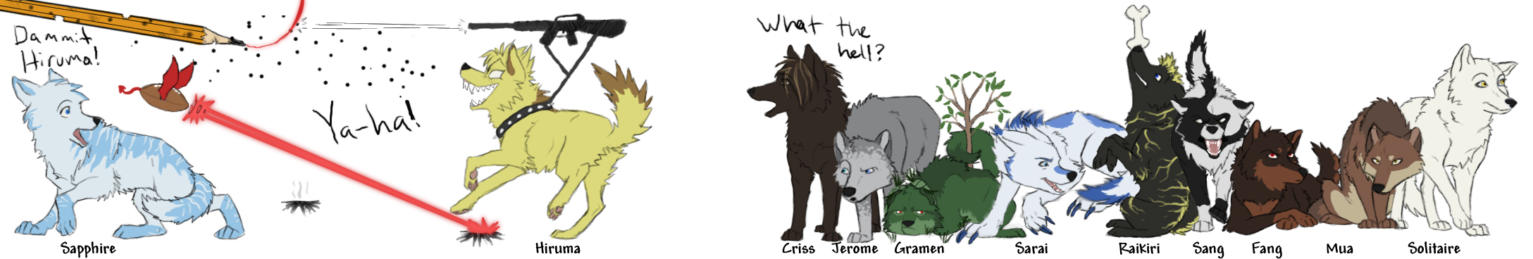 Wolf characters