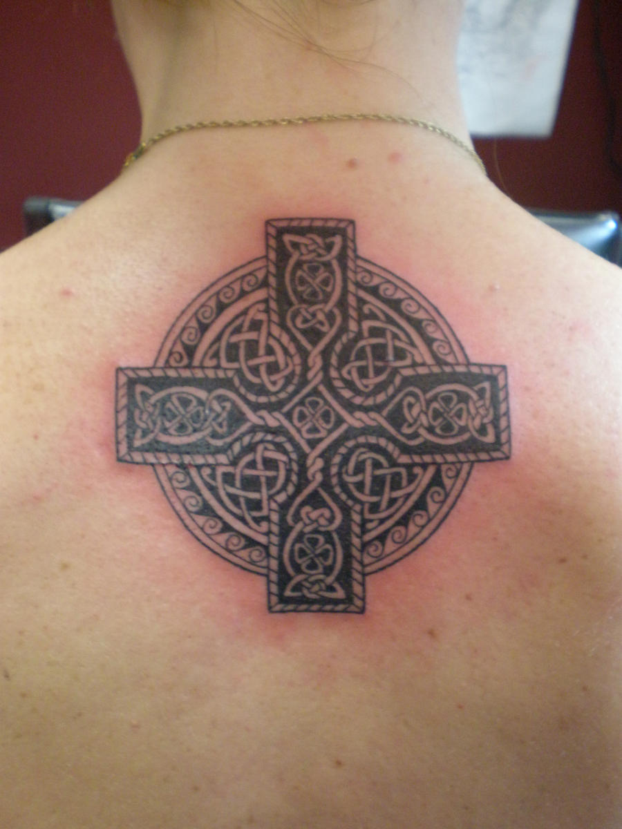 CELTIC cross upper back