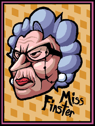 Miss Finter Miss Finster Card by KIDBUU4EVER on DeviantArt