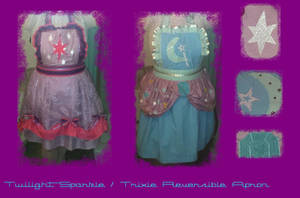 Twilight Sparkle / Trixie Reversible Apron