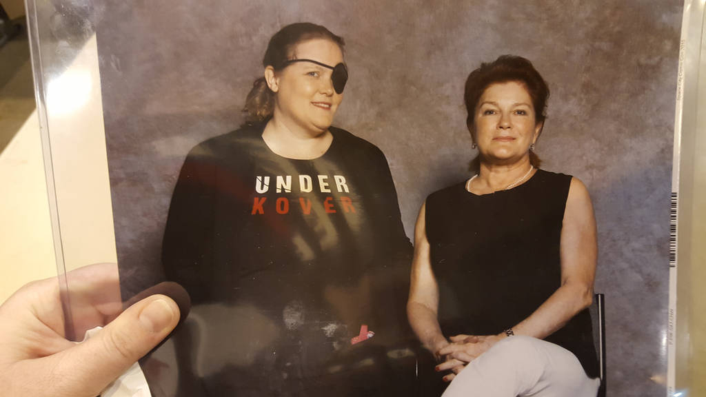 Kate Mulgrew photo op in Kove cosplay by AlicornLover Kate Mulgrew photo op in Kove cosplay by AlicornLover