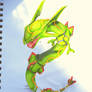 Off the page! Rayquaza