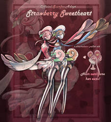 Scarfox Adopt - Strawberry Sweetheart CLOSED