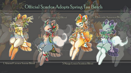 Official Scarfox Adopt Spring Tea Batch