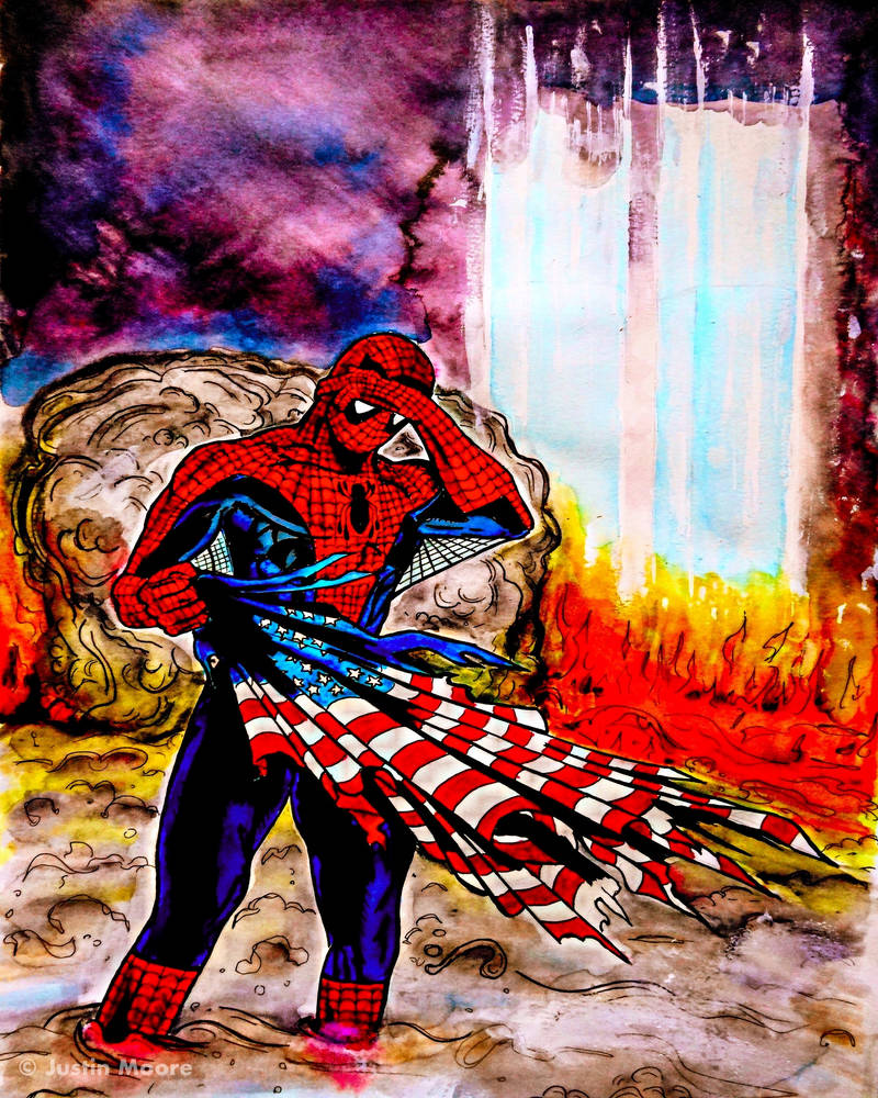 SpiderMan 9/11 by MooreCreativeImages on DeviantArt