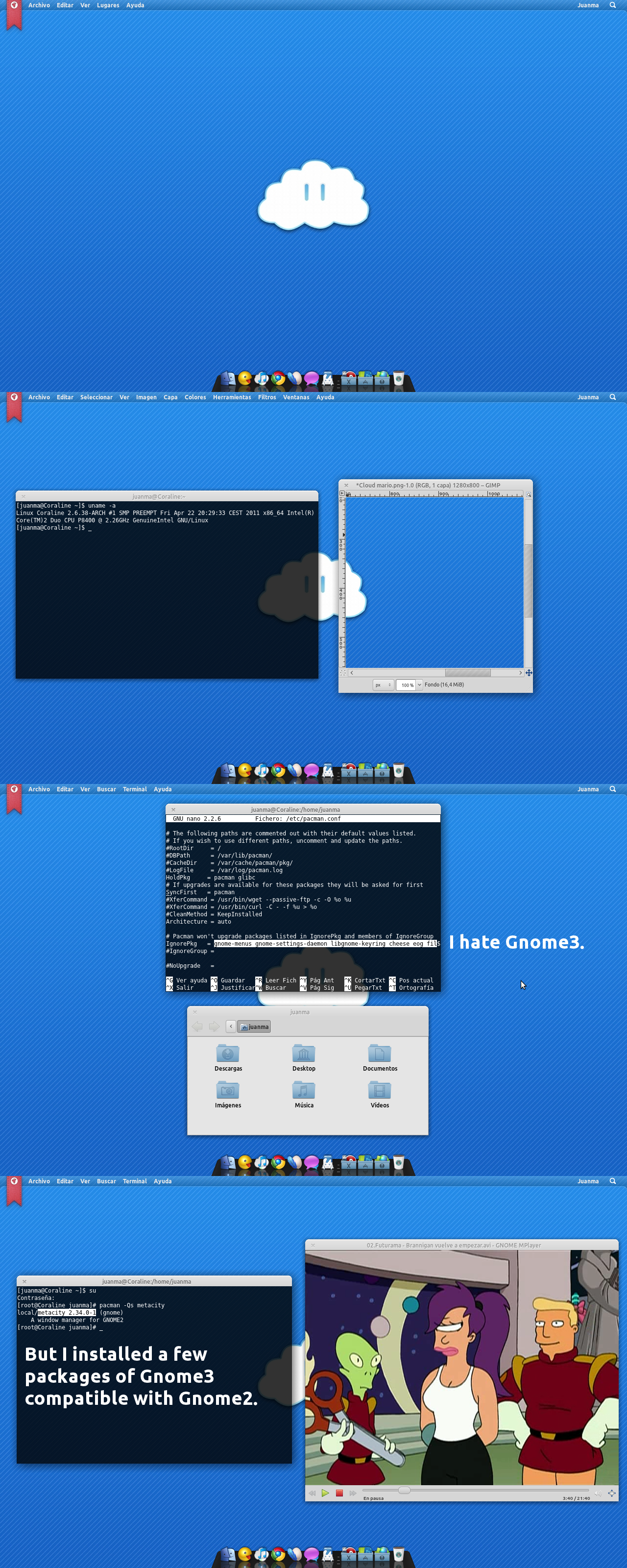 ArchLinux Screenshot May 2011