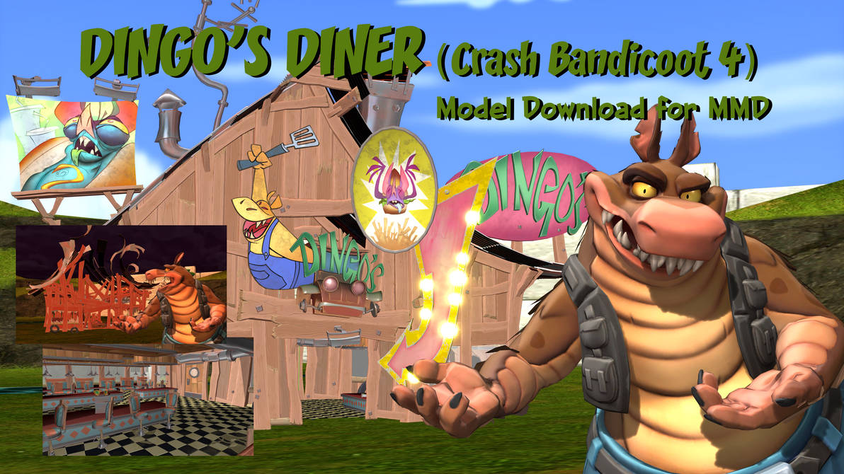 MMD Stage Download Dingo's Diner (Crash 4) by greenth1ng on DeviantArt